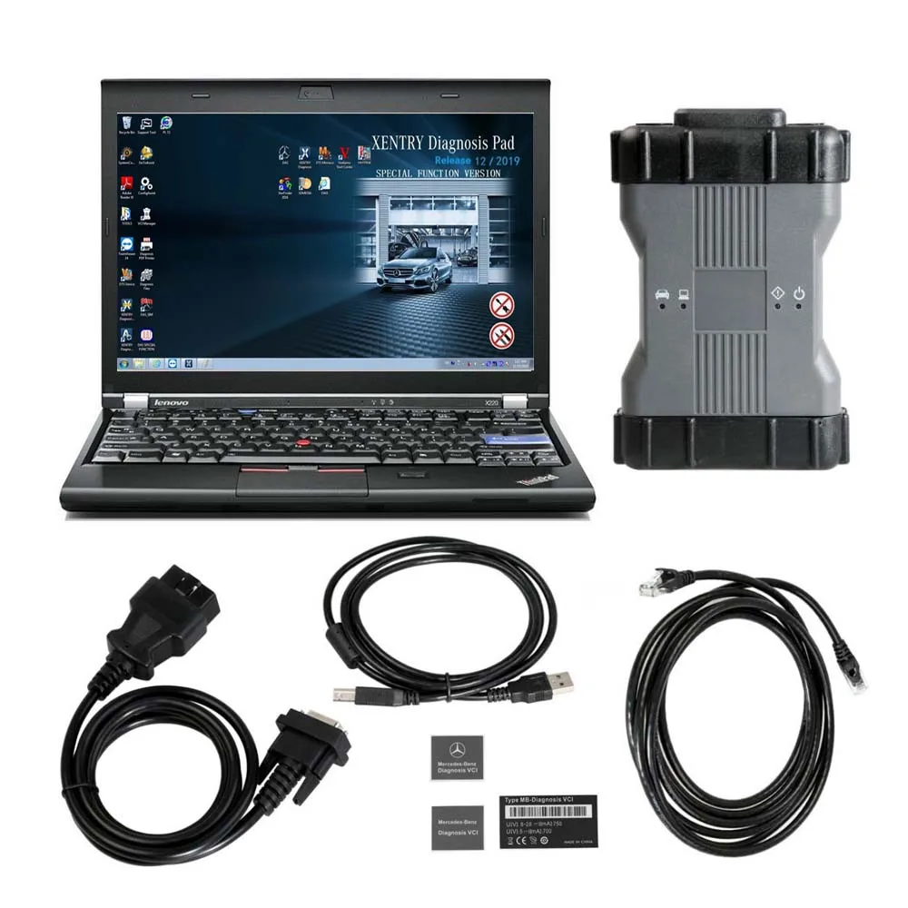 

V2022.09 MB STAR C6 Xentry diagnosis VCI DOIP & AUDIO C6 Diagnosis tool PLUS Lenovo X220 Laptop