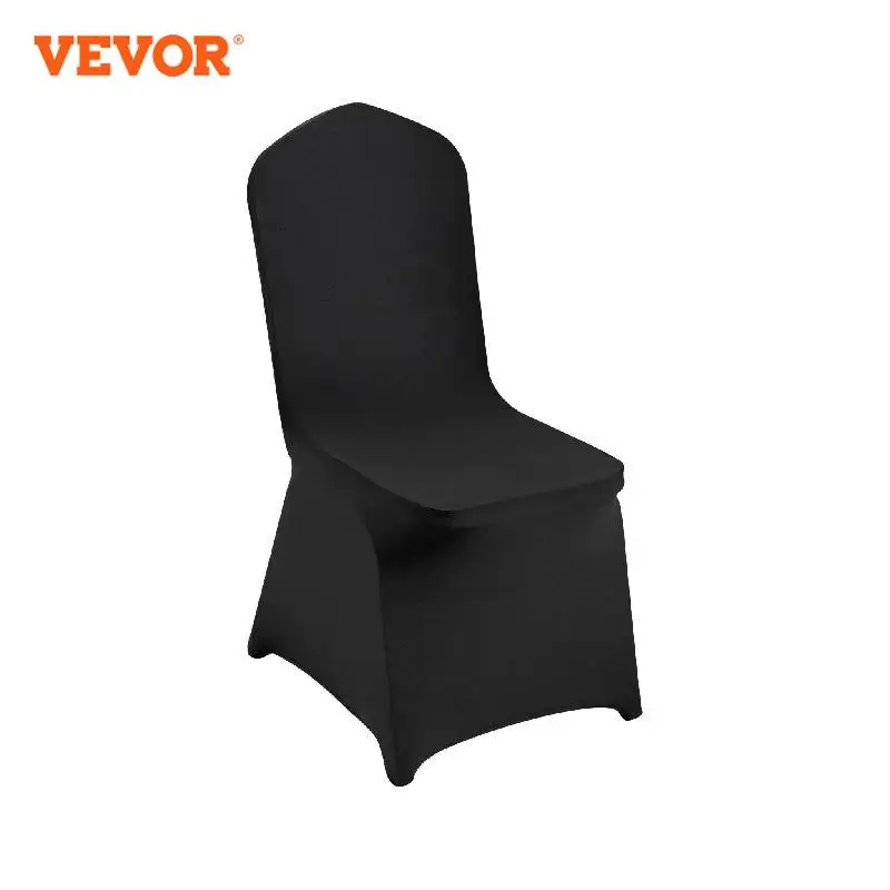 VEVOR 30/50pcs Stretch Spandex Folding Chair Covers Fitted Chair Cover Removable Protective Slipcovers for Wedding Celebration