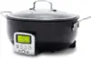 Elite Essential Smart Electric 6QT Skillet Pot,Sear Saute Stir-Fry and Cook Rice, Healthy Ceramic Nonstick and Dishwasher Safe P 1