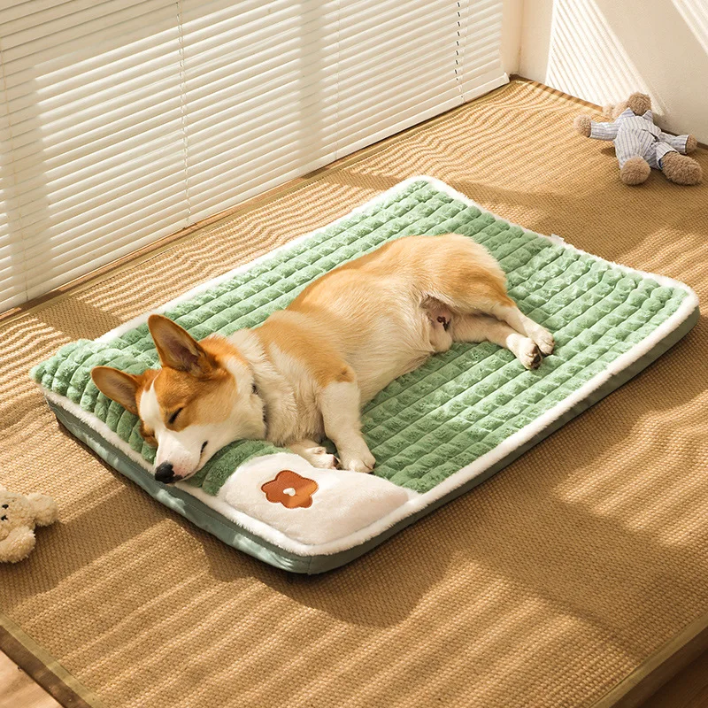 

Pet Dog Bed Mat Protect Cervical Spine Detachable Dog House Indoor for Small Medium Large Dogs Bed Comfort Coft Pet Supplies