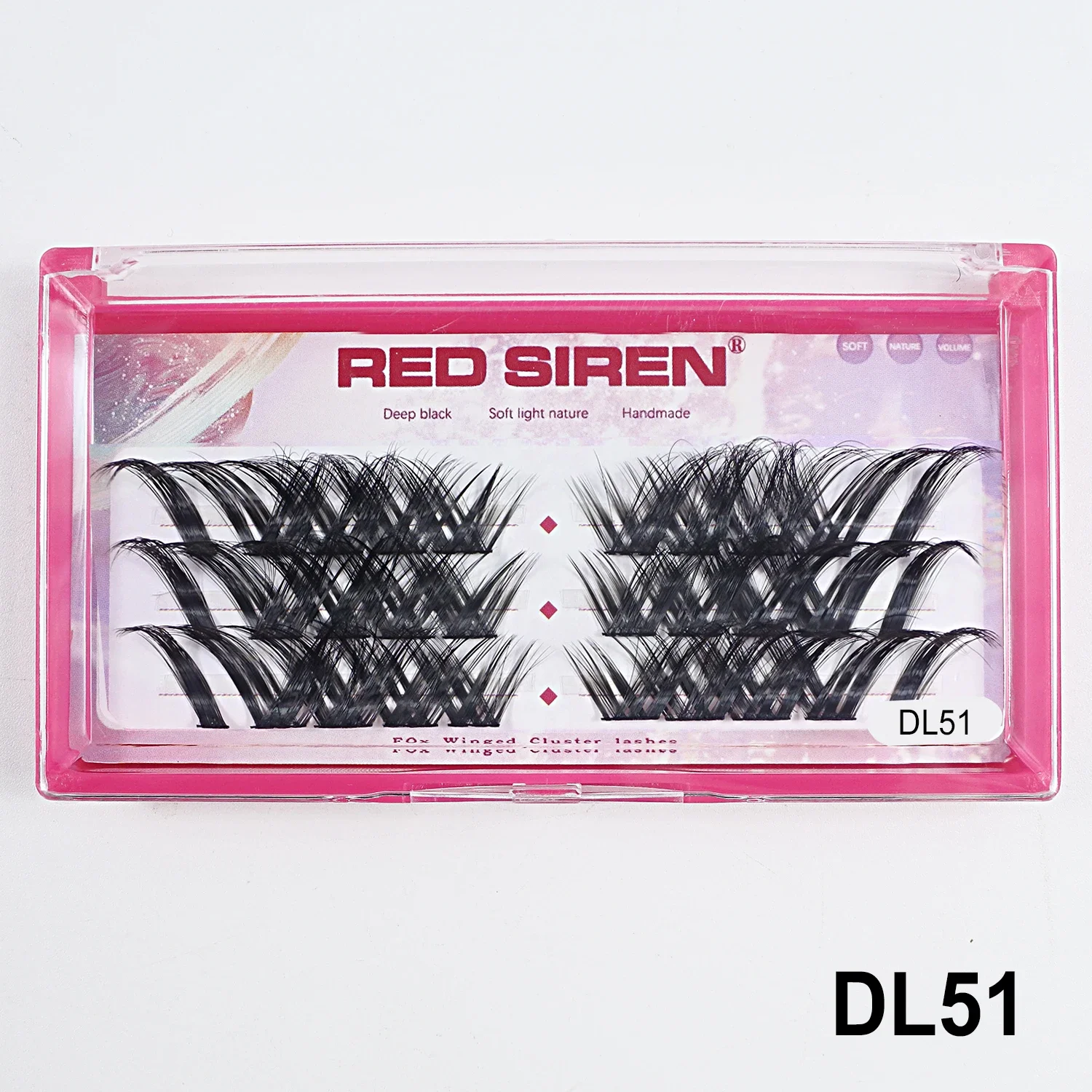 Lash Clusters New Cat Eye Eyelashes Left+Right Eye Lash Extension 3d Natural Wispy DIY Individual Eyelash Eyelash packaging Bff
