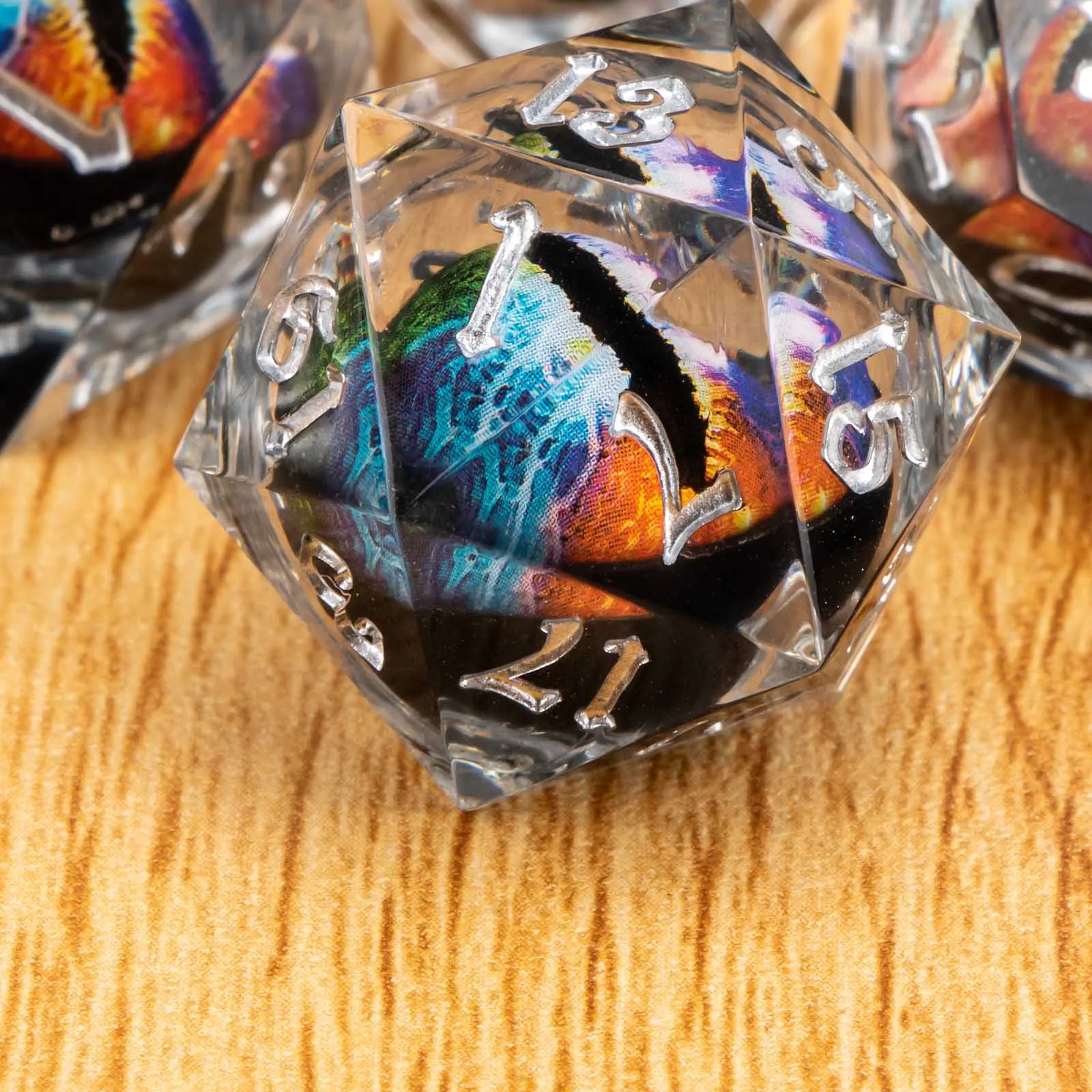 

DND Liquid Flow Core Resin Dice Set For D&D Dungeon and Dragon Pathfinder Role Playing Games D and D Handmade Polyhedral Dice