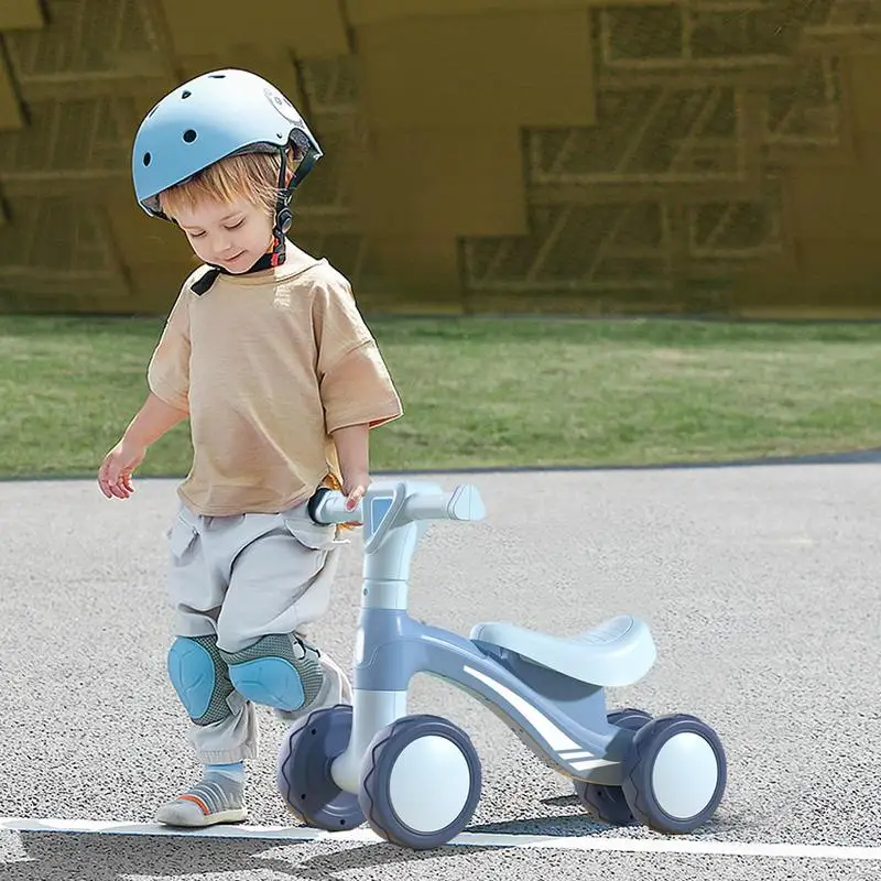 4 Wheels Children's Balance Bike Infant Push Scooter Bicycle Walker For Kids Outdoor Ride On Toys Cars Wear Resistant Gifts