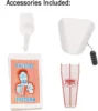 Popcorn Machine - 8oz Popper with Stainless-Steel Kettle, Reject Kernel Tray, Warming Light, and Accessories by Great No 5