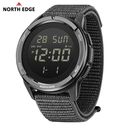 NORTH EDGE TERRAX Men's Waterproof Outdoor Sports Digital Watch (Black)