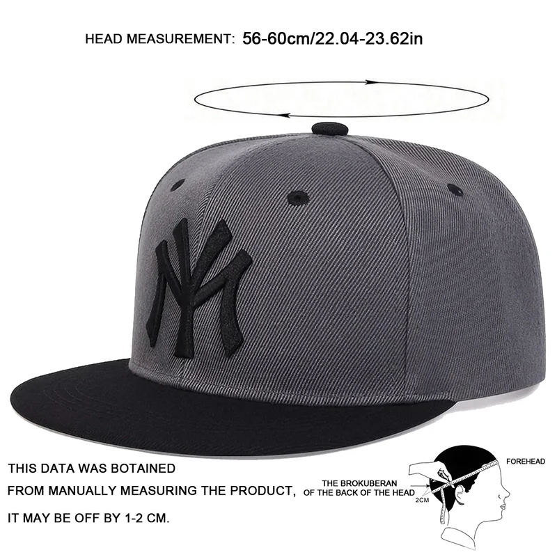 Unisex Letter Embroidery Hip-hop Hats Outd