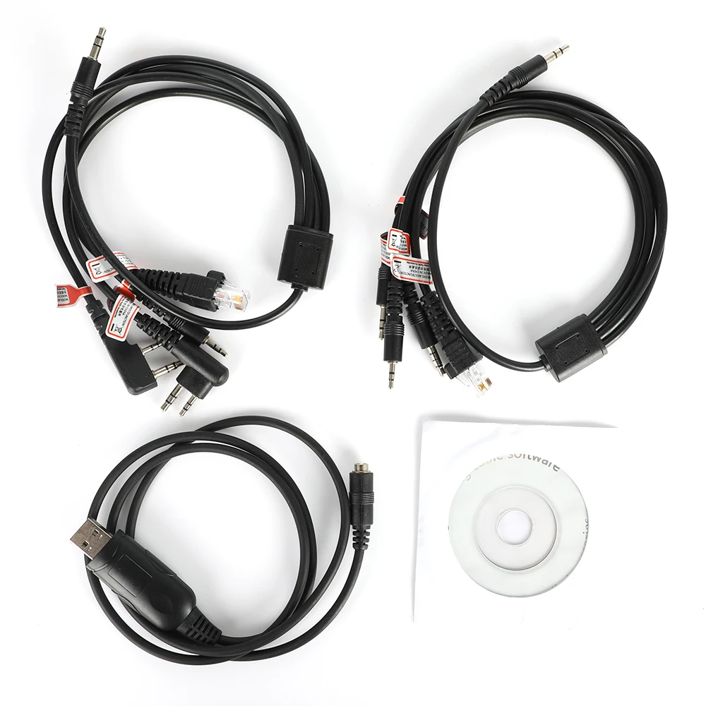 Gtwoilt 8 in 1 Programming Cable for Motorola PUXING BaoFeng UV-5R for Yaesu for Wouxun Hyt for Kenwood Radio Car Radio