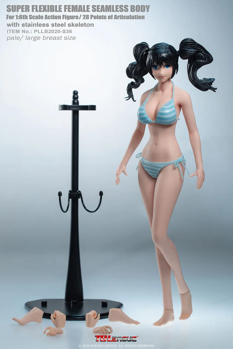 Tbl s36 s37 blasse Haut große Brust weibliche nahtlose Körper super  flexible Anime Mädchen Action figur Modell Spielzeug Puppe - AliExpress