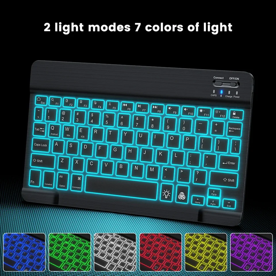 Enhanced Wireless Bluetooth Keyboard and Mouse for Tablets and Phones - Multi-Language Support