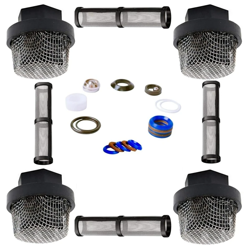 Y50A-244194 Pump Repair Packing Kit&246385 7/8Inch UNF Inlet Strainer Screen&246384 Pump Manifold Strainer Replacement Kit