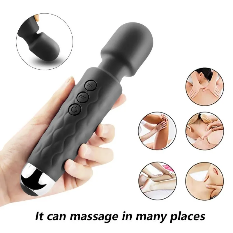 Magic Wand Toys for Adults 18 Masturbator Clitoris Stimulator Vibrators Sex Toys for Women Powerful Body Massge