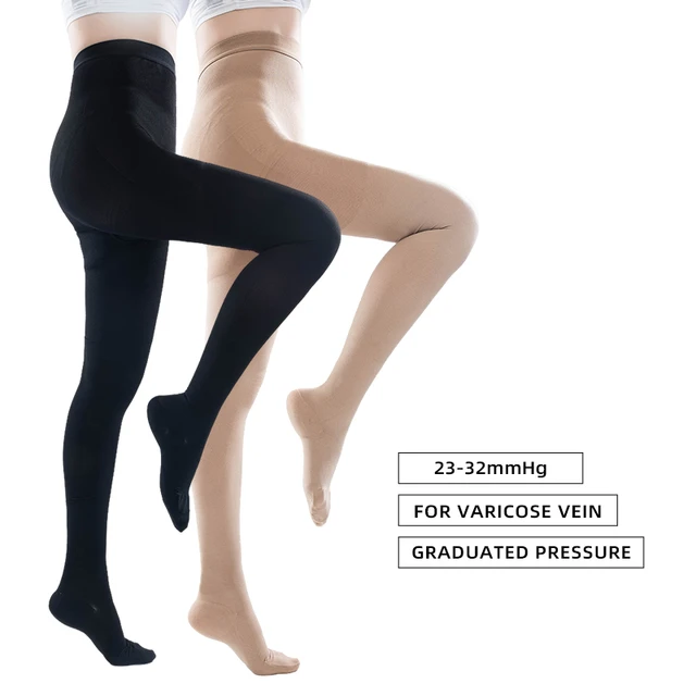 Compression Pantyhose 15-20 Mmhg For Women Gradient Compress Stockings  Prevent Varicose Veins Release Fatigue Edema Opaque - Braces & Supports -  AliExpress