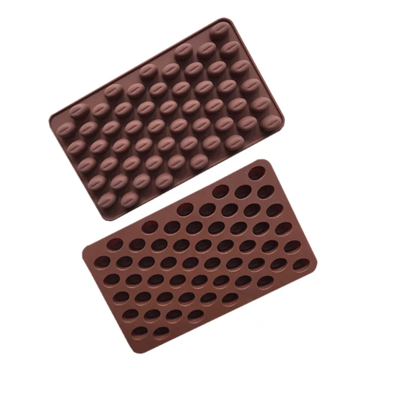Mini Coffee Beans Silicone Mold for Chocolate, Candy, and Baking Decoration
