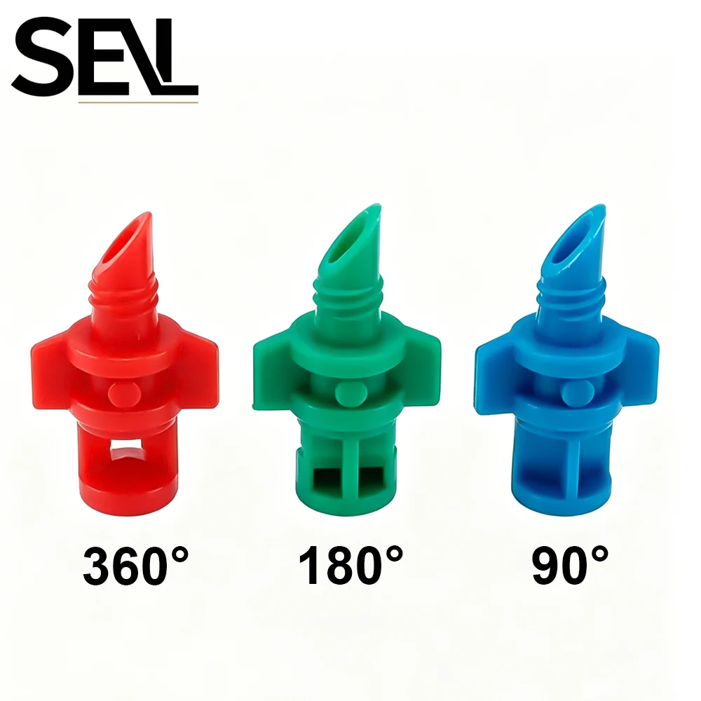 90/180/360도 회전식 정원 관개 스프링클러 노즐, 잔디밭, 마당, 온실, 꽃밭용..