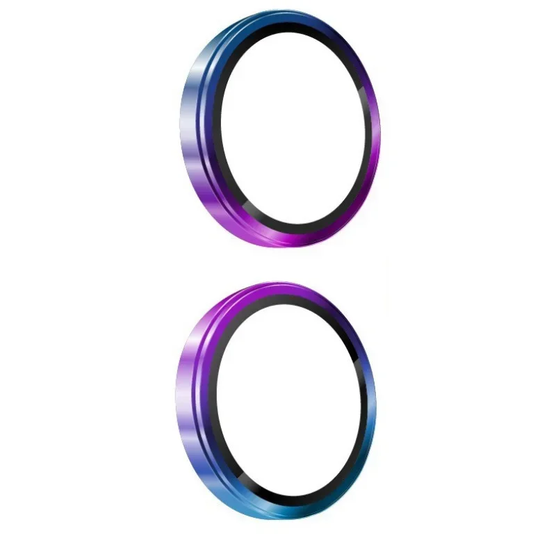 Premium Rear Alloy Camera Protector with 9H Glass & Metal Lens Frame Ring