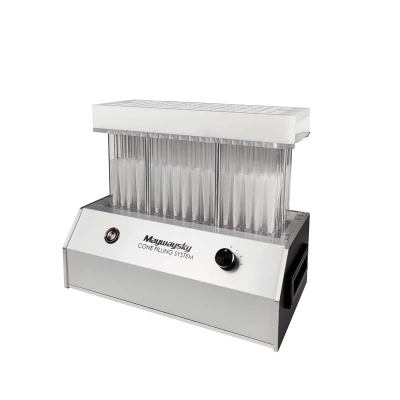 

Maywaysky 109mm King Size Cone Filling Machine Automatic 100pcs At A Time