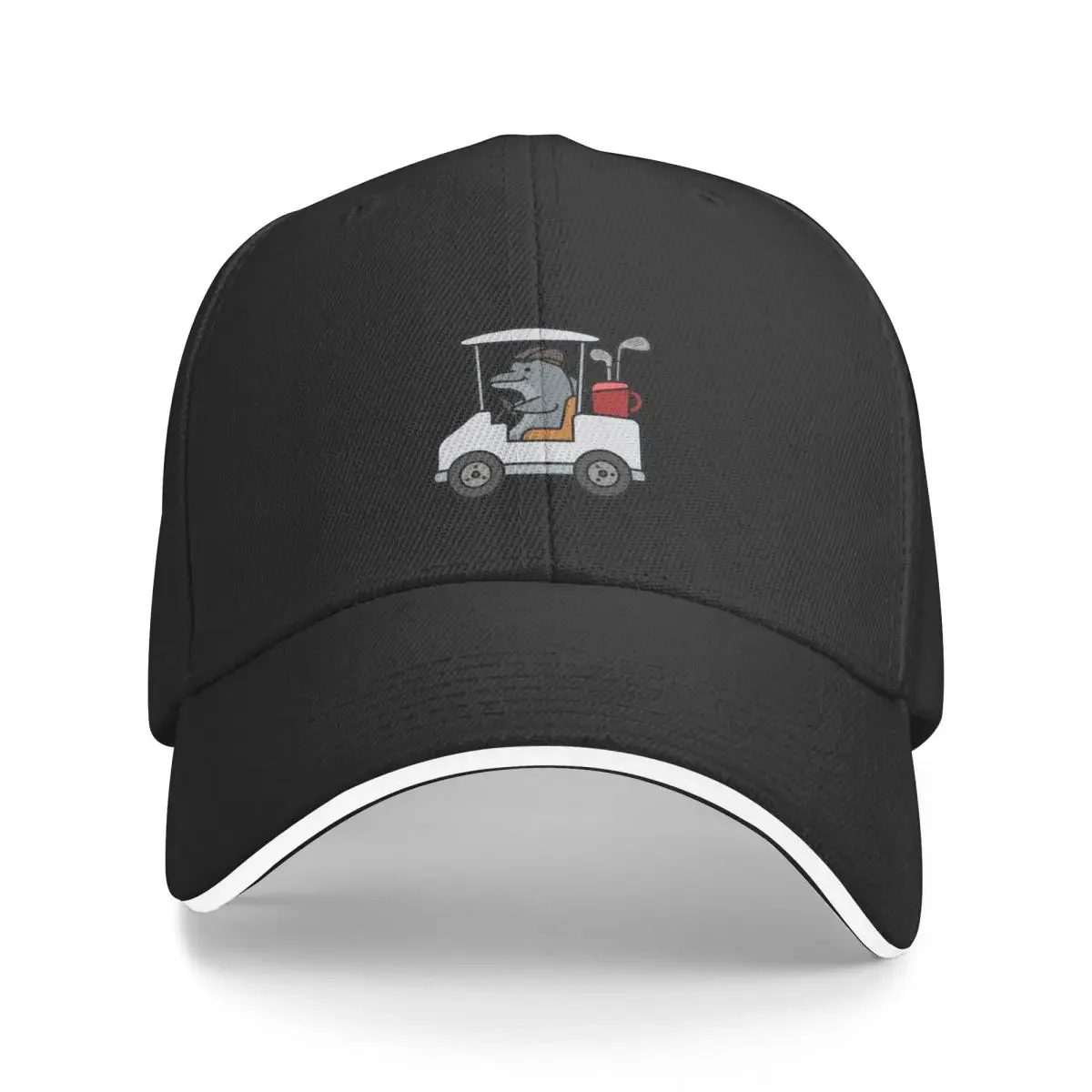 

GOLPHIN CART T-SHIRT FOR MENS & WOMENS Essential T-shirt Baseball Cap Thermal Visor hard hat Cosplay Mens Caps Women's