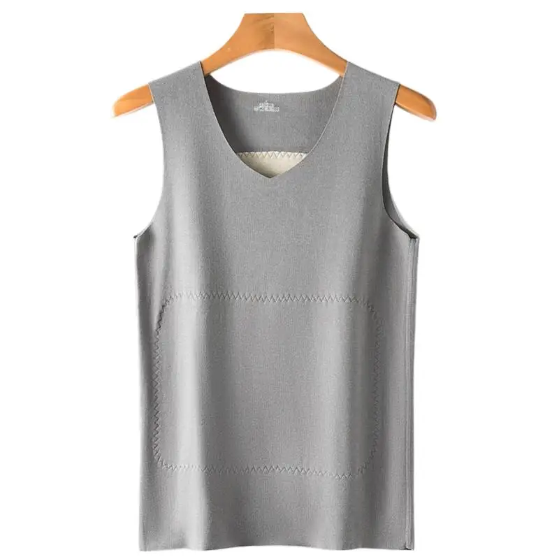 Summer Male Sleeveless Velvet Vests