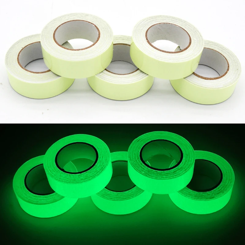 Luminous wall stickers fluorescent tape luminous tape fluorescent stickers Luminous Safety Warning Tape luminous stickers fire exit stage fluorescent self-adhesive wall stickers