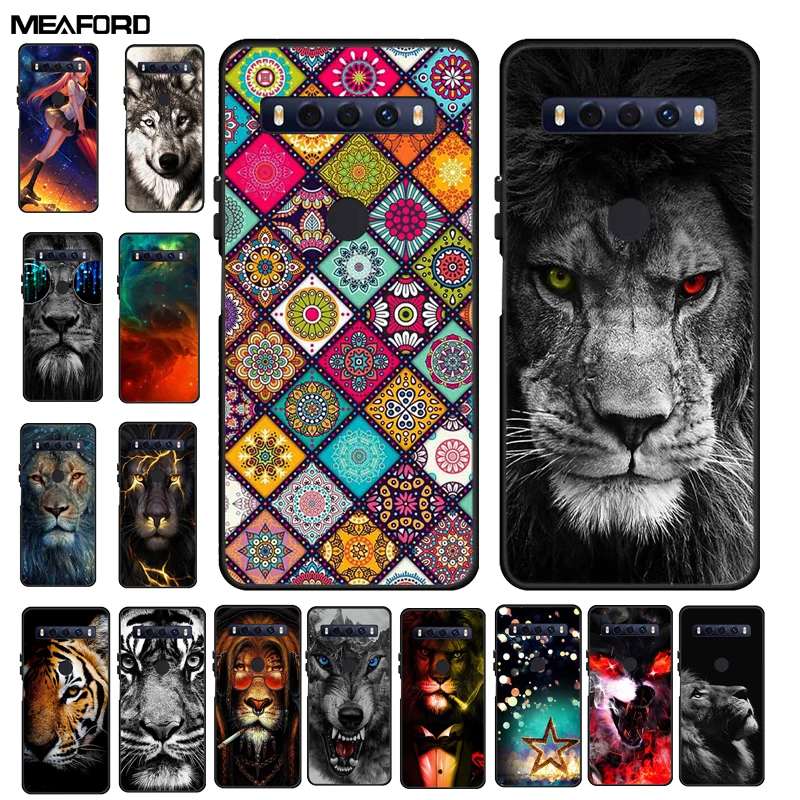 Cartoon Soft TPU Silicone Lion Wolf Phone Case - Stylish Back Cover