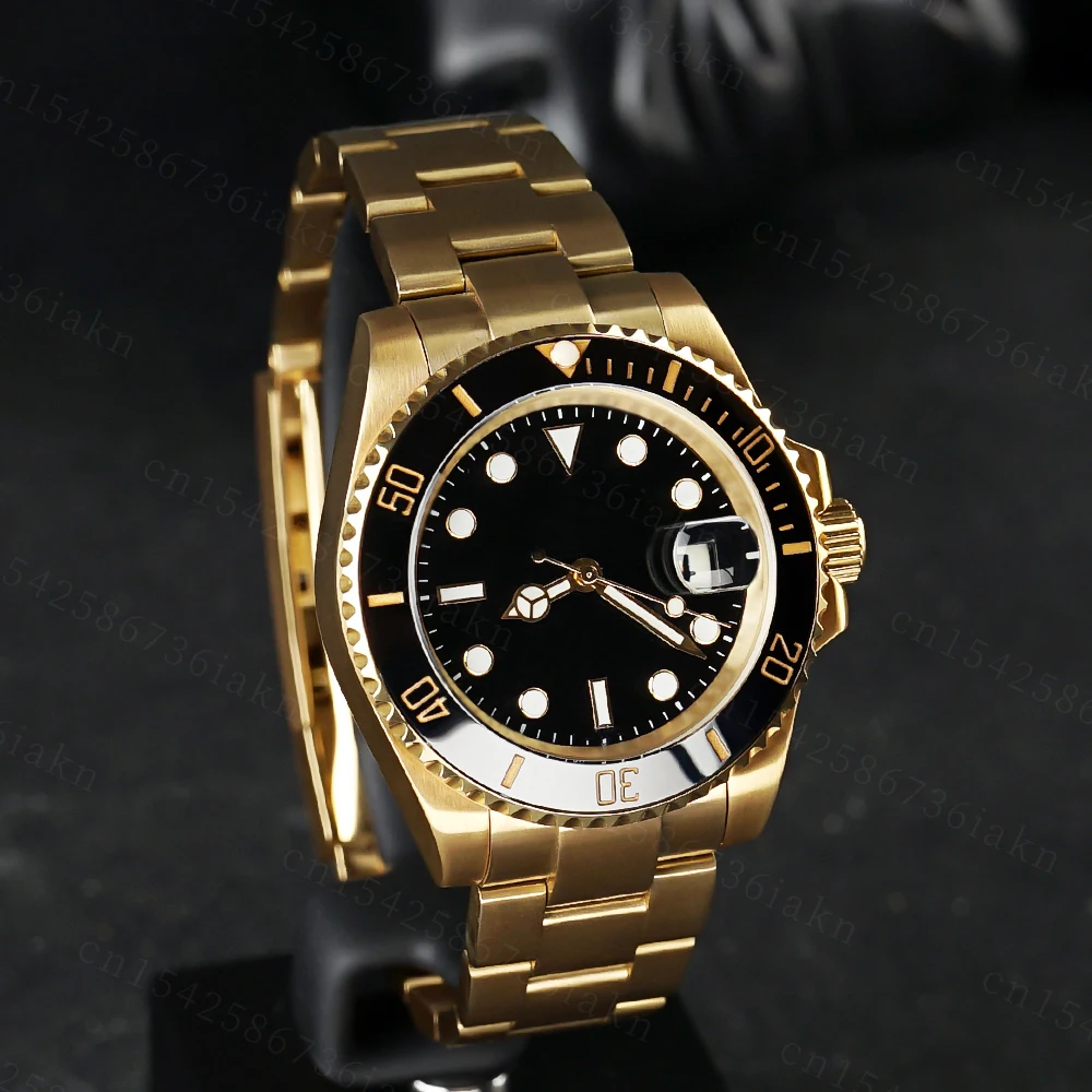 2022 Fashion New 40mm Men's Leisure Sports Sapphire Mirror Stainless Steel Material Waterproof Automatic Mechanical Watch