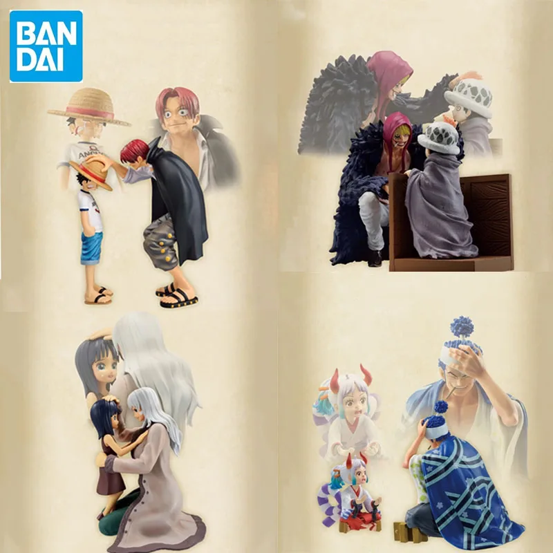 

Оригинальная фигурка BANDAI с наградой за один предмет, фигурка аниме Luffy Robin Law Nami, экшн-фигурка с быстрым моментом, игрушки для детей, подарок на Рождество, модель