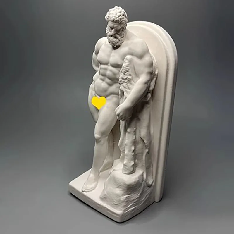 Hercules Gypsum Statue, Sculpture Crafts, Home Decoration, Ornaments, Art Sketch, Teaching Aids, Gifts