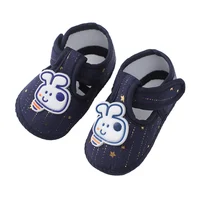 Summer Baby Sandals Toddler Casual Canvas Shoes Crib Shoes Breathable Walking Shoes Soft Sole Non-slip Newborn First Walkers 5