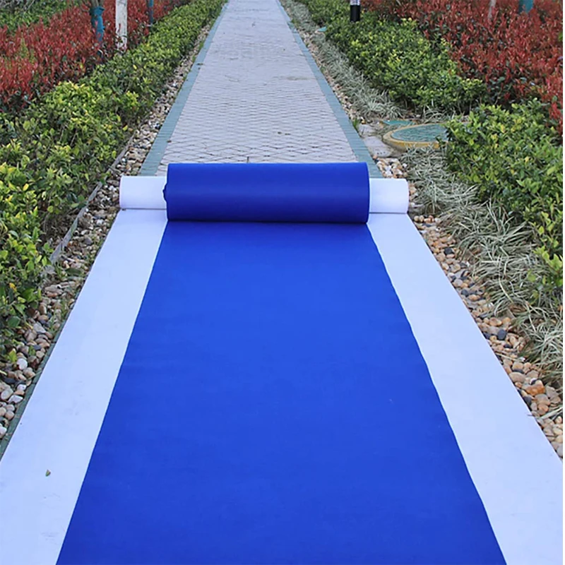 Wedding Carpet Nonwoven Outdoor Corridor Runner For Wedding Ceremony Christmas Party Customizable