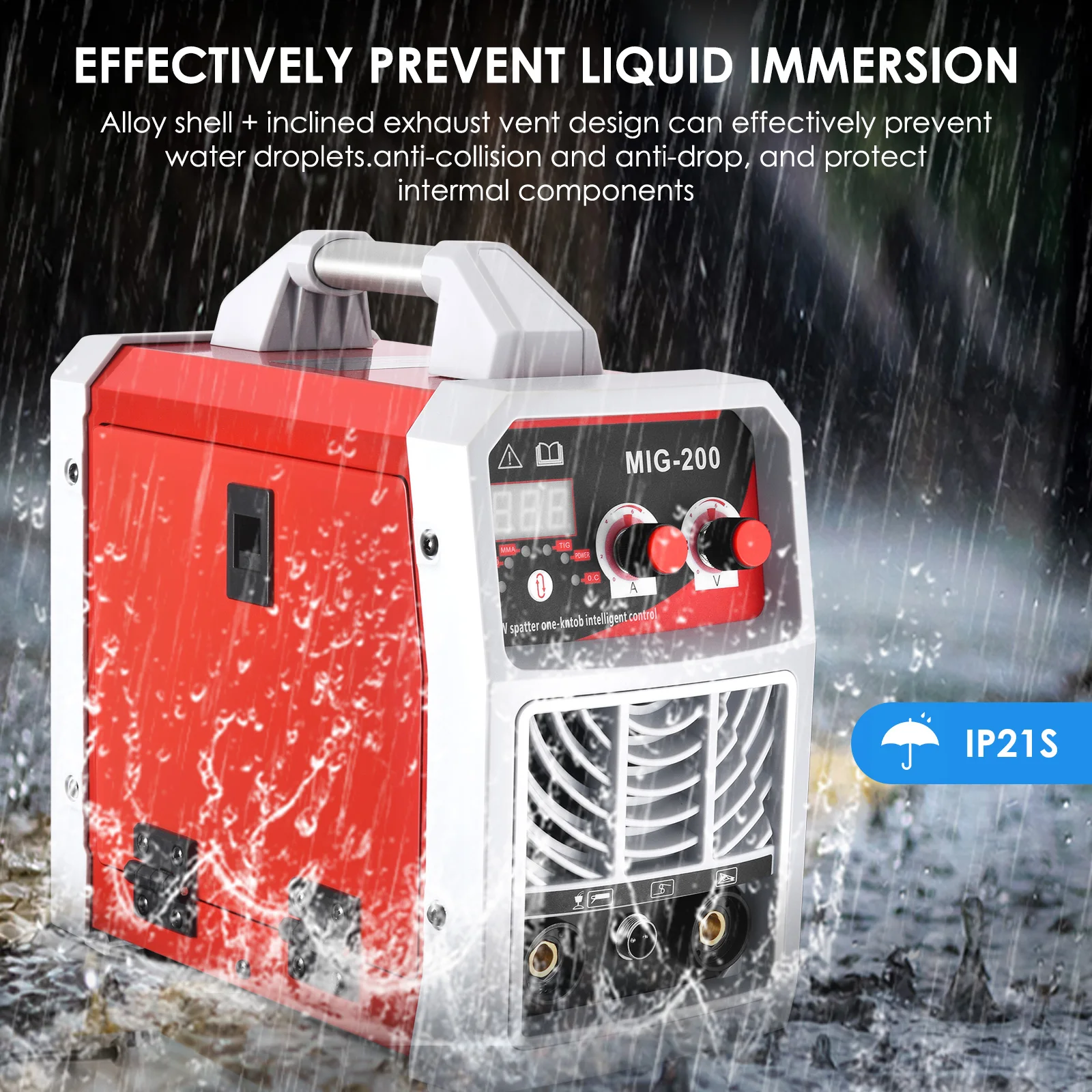 3-in-1 ARC MIG TIG Welding Machine Portable Digital MIG Welder IGBT MMA Gas No Gas Soldering Welding Iron Steel Stainless Steel welding welders