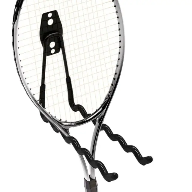 Tennis Racket Holder Wall Mounted Badminton Racket stand Racket Display Rack Can hold 6 rackets Wall Mount Paddle Holder