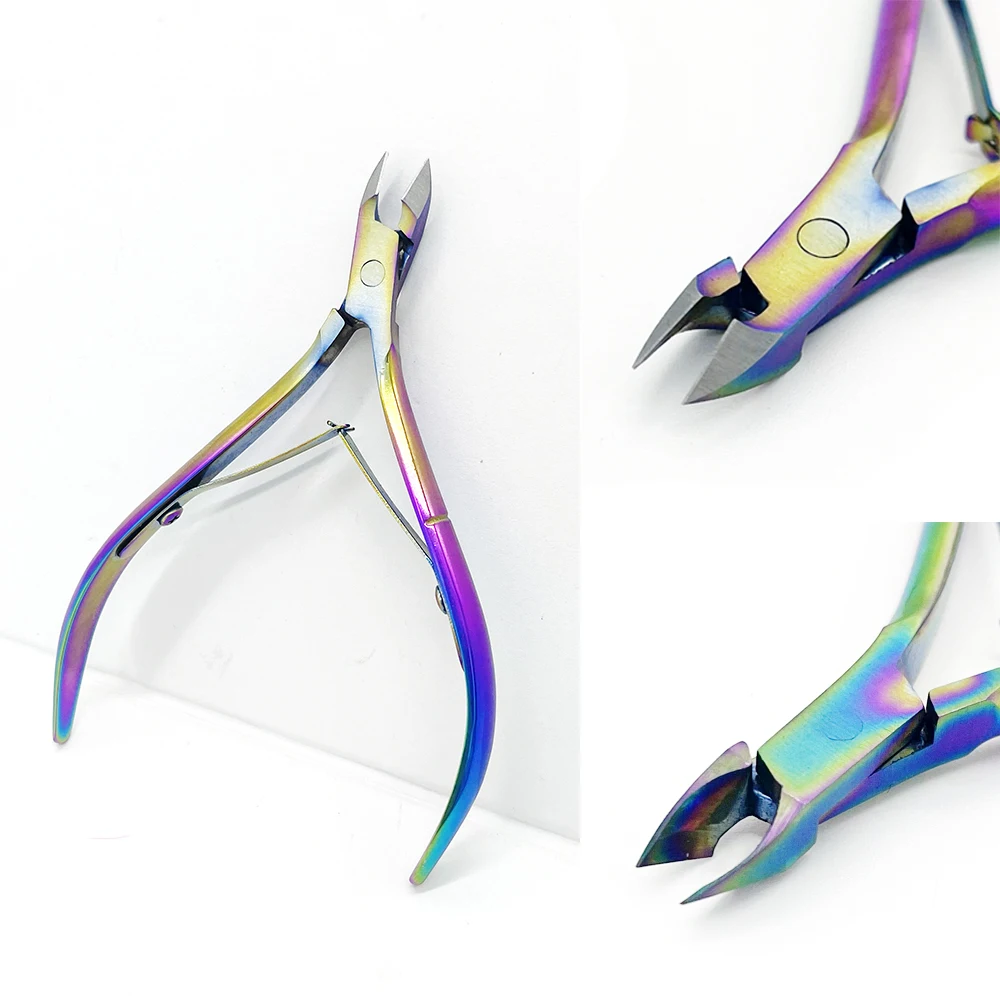 

1pcs Colorful Professional Nail Nipper Clipper Edge Cutter Thick Pedicure Care Tool for Manicure Pedicure Tool Finger Care