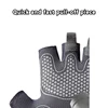 1Pair Workout Gloves Men Women Gym Lifting Fitness Climbing Exercises Work Out Wrist Belt Shock Absorb Foam Pad Palm Crossfit 4