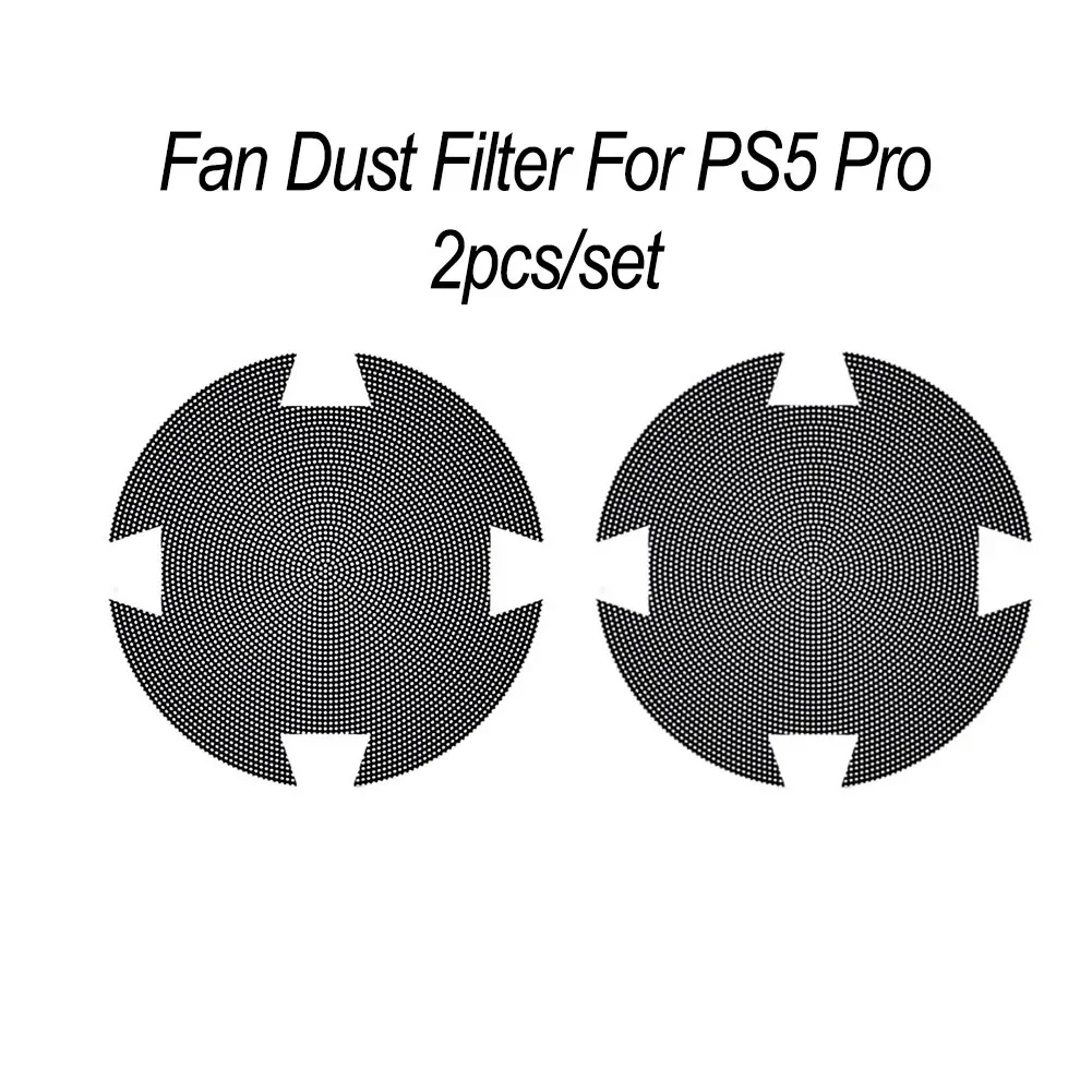 PS5 Pro & PS5 Slim Dust Filters 2-Pack - Anti-Dust Fan Covers For PlayStation 5