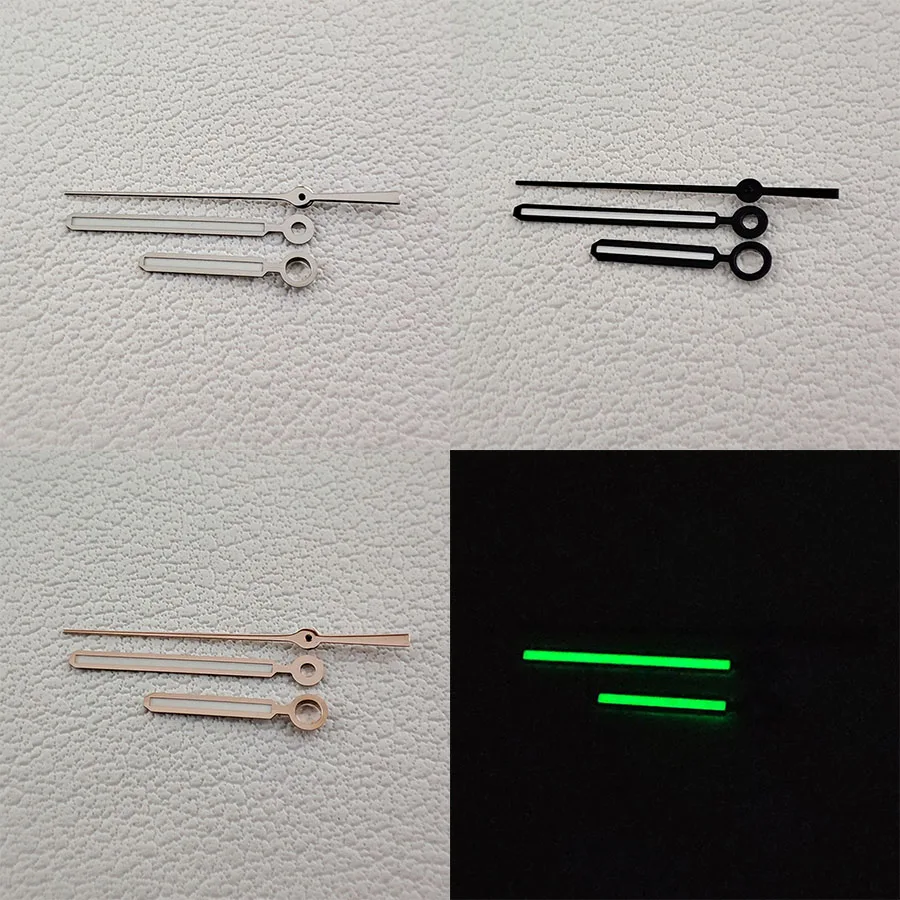 NH35 Hands Green Luminous Hands Silver Black Rose Gold Watch Accessory Suitable For NH35 NH36 4R Automatic Movement