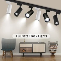 Spot Led Track Light COB Spotlight Rail Lighting AC220V 12W 20W 30W 40W  set Led track rail Spotlight Clothing Store Shop Home 1