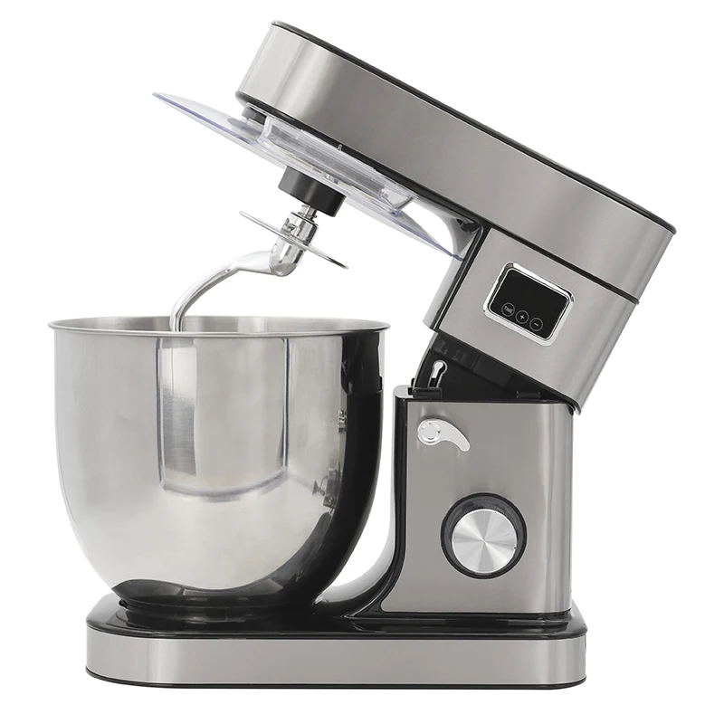 Stainless Steel Material Chef Machine Mixer Egg Beater Electric Mixer Dough Food with Led Display