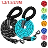 3M Reflective Dog Leash With Comfortable Padded Handle Double Heavy Duty Traction Rope  for Dogs Suitable Small to Large Dogs