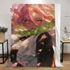 Demon Slayer-Kanroji Mitsuri Luxury Throw Blanket Sofa Winter Interior for Home Bed Blankets & Throws Microfiber Bedding Knee & 3