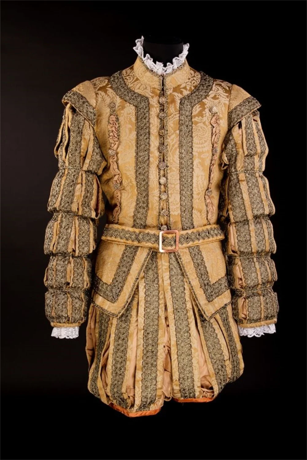 17Th Century Tudor King Costume Cosplay Elisabettiano Medievale Storica Rinascimentale Doppietto Giacca Pantaloni Principe Tudor Costume
