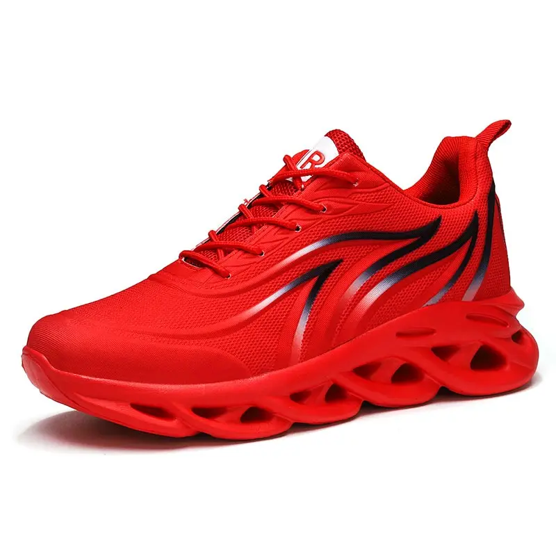 Plus Size Outdoor Lightweight Male Shoes Sneakers Man Sport Shoes Sports Man Shoes Running Man Running Red Cheap Tennis GMB-2536