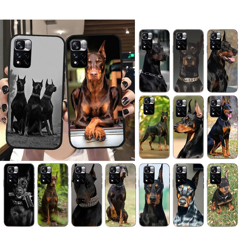 

Doberman Dog Phone Case For Xiaomi Redmi Note 12 Pro 11S 11 10 Pro 10S Note 12R 12S 12 ProPlus Redmi 10 9C 12 Shell