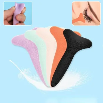 Silicone Lash Guard Makeup Mascara Shield Eye Mascara Applicator Comb Eyelash Curl Makeup Brush Hair Curler Cosmetic Tools 1