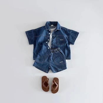 Baby Denim Shorts Set 1