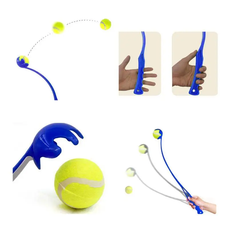 Pet Tossing Cue And Dog Training Toy Ball Tossing Ball Launcher Dog Outdoor Funny Training The Dog Molar Toy Ball