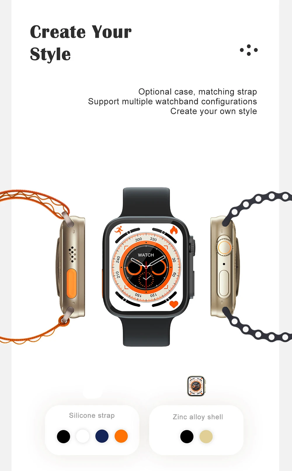 ø 8 Ʈ ġ XS8  Ʈ Smartwatch    ȭ    HD ȭ PK S8 MT8 X8 Max