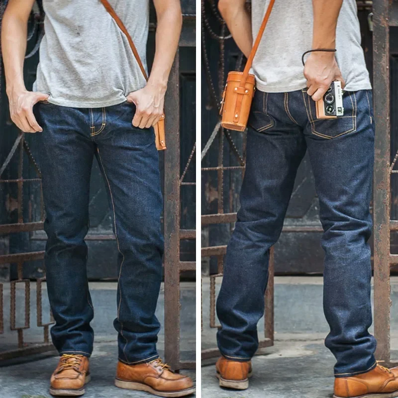 511XX-0001 RockCanRoll Read Description! Heavy Weight Indigo Selvage Washed 16oz Pants Sanforized Thick Raw Denim Jean 2