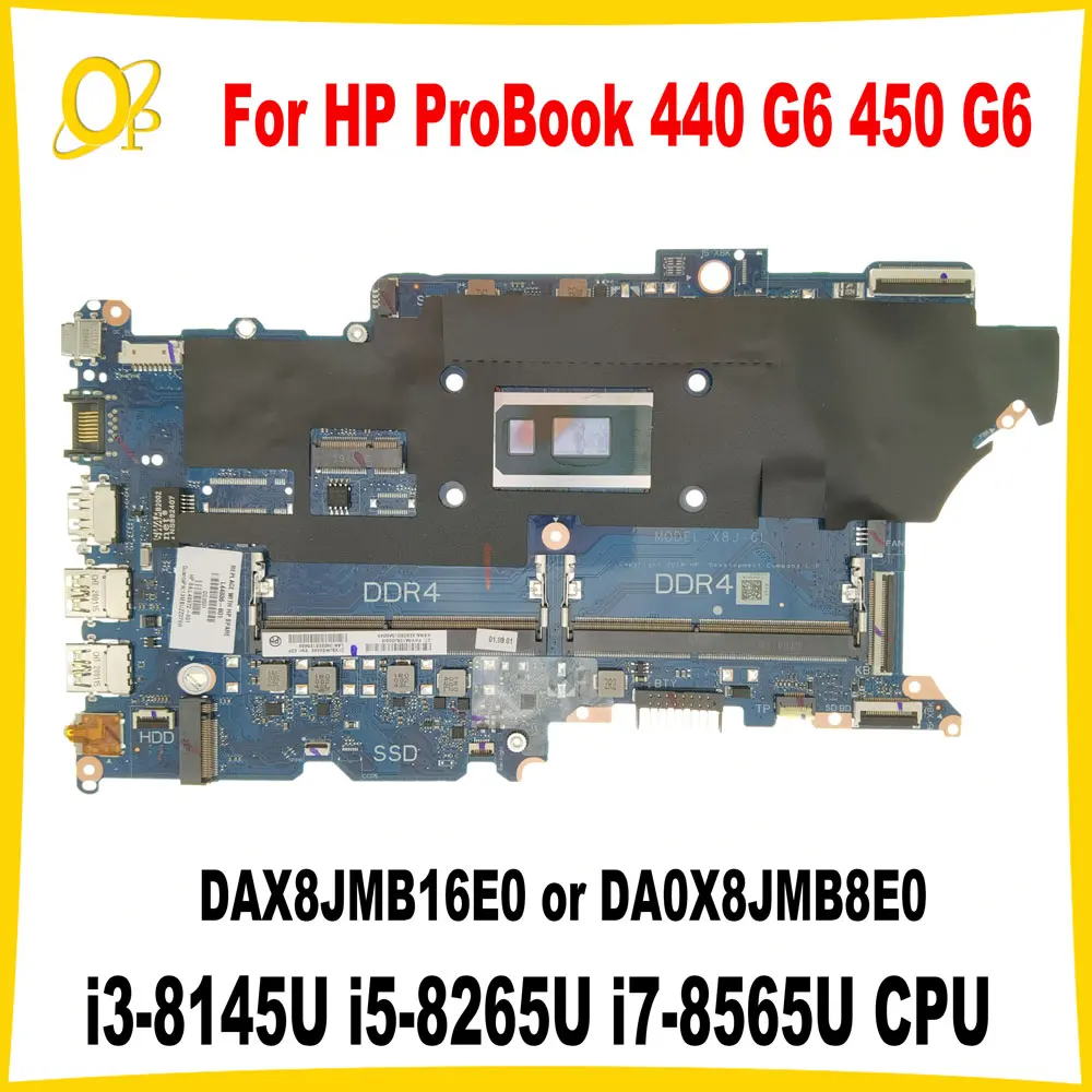 Muslimexayb Per Scheda Madre Per Laptop Hp Probook 440 G6 450 G6 Con Cpu I3-8145U I5-8265U I7-8565U Ddr4 Completamente Testata