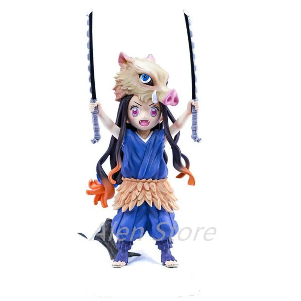 Anime 19cm Demon Slayer Kamado Nezuko Kawaii Pig Figure Girls Series Action Characters Cute PVC Collection Model Gifts for Toys