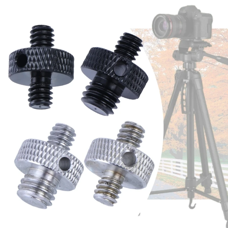 Camera Screw Adapter Male to Male 1/4 to 3/8Inch 1/4 for DSLR Camera
